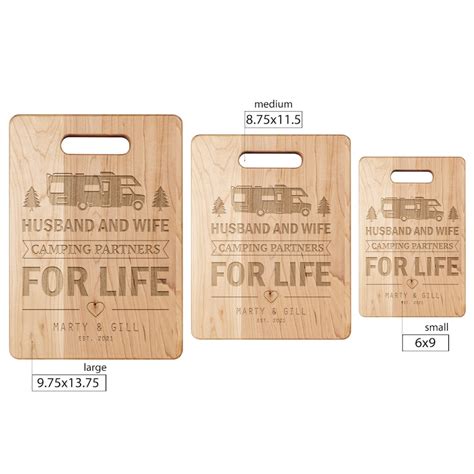 Husband And Wife Camping Partners For Life Rv Gifts Etsy
