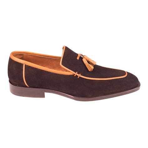 Tassel Loafer Brown Suede Euro 39 Torento Touch Of Modern