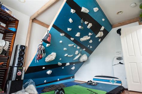 Indoor Climbing Wall Modern Home Gym Hawaii Houzz