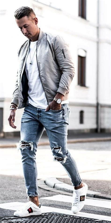 How To Wear Ripped Jeans Like A Street Style Star Mens Fashion Jeans