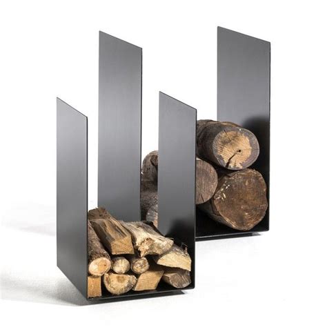 The advantage of choosing wood as a primary material for your fireplace surround is that you can match it to the furniture, the flooring or other features. Télio Log Holder | Wood storage, Wood burning fireplace ...