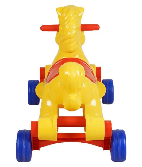 The price is affordable for outside rockers. Panda Yellow Plastic Rocking and Riding Horse - Buy Panda ...