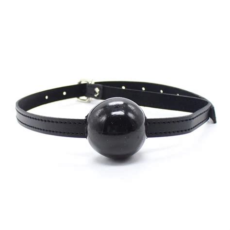 Bdsm Mouth Ball Gag For Women Bandage Adult Oral Leather Mouth Silicone Ball Slave Fixation