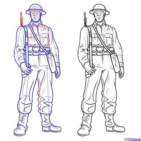Https://tommynaija.com/draw/how To Draw A Army Guy Easy