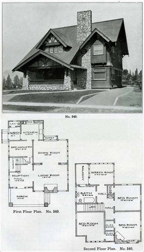 Contact 1910 home on messenger. 1910 - Early Eclectic English Tudor - Design No. 540 ...