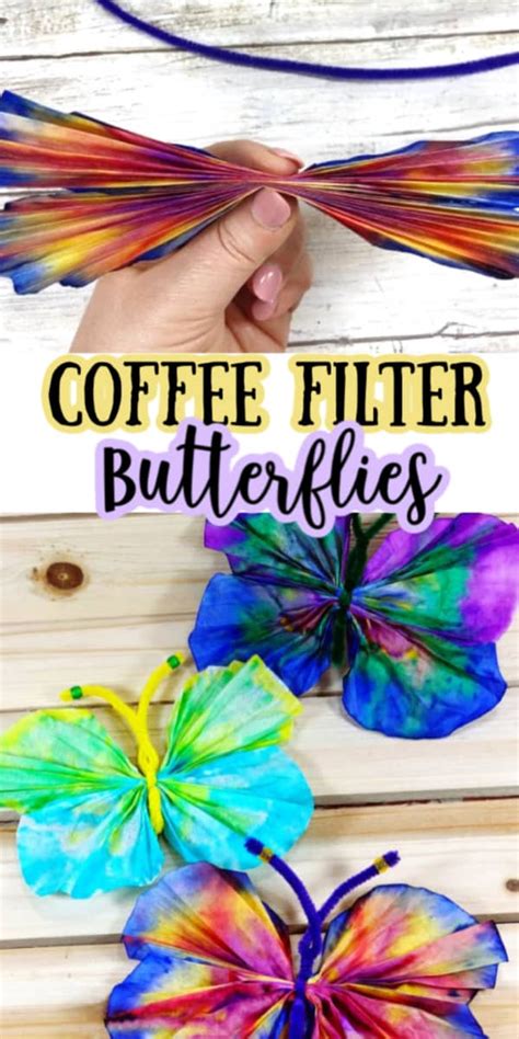 These Coffee Filter Butterflies Are A Fun And Easy Craft Idea For