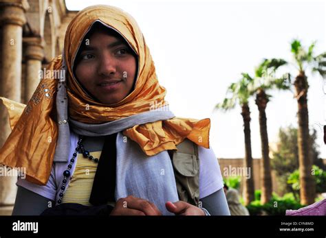 An Egyptian School Girl Stock Photo Alamy