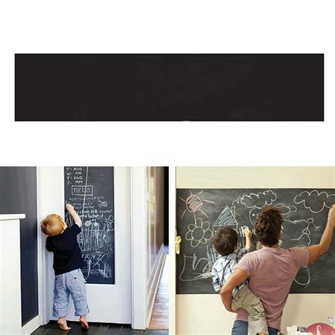 Chalk Board Blackboard Stickers Removable Vinyl Draw Decor Mural Decals