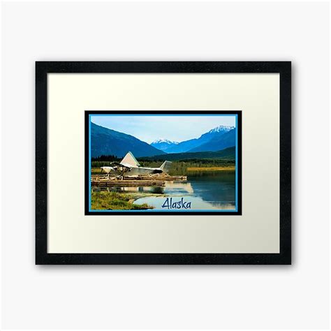 Alaska Float Plane Art Framed Art Print For Sale By Alaskandreamer