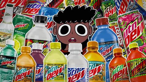 Ranking Every Mountain Dew Flavor Ever Youtube