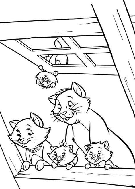 Print and color the best free disney color pictures. Aristocats Coloring Pages | Cartoon coloring pages, Disney ...