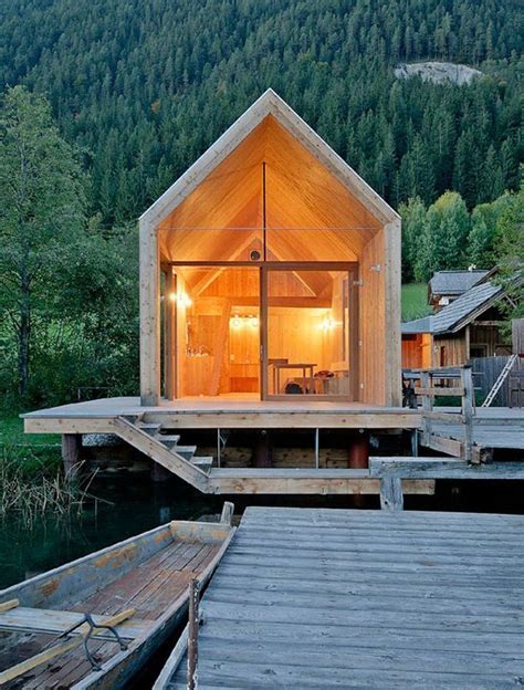 Old Sawmill Turned Larchwood Cabin Austrias Lake Weissensee One