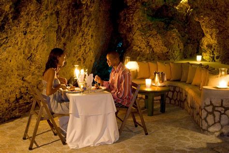 The Caves Hotel Private Dining For Couples Resort In Negril Jamaica