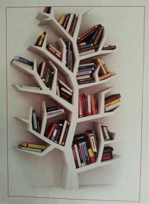 Stylish Tree Bookshelf Unique Wooden Book Storage Etsy In 2020 Tree