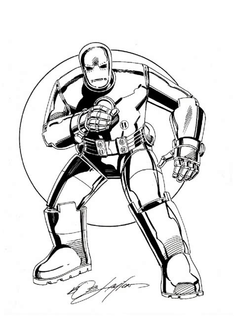 Original Iron Man Con Sketch In Bob Laytons Bob Layton Commissions