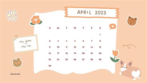 Free Download April 2023 Calendar Backgrounds For Desktop 1920x1080