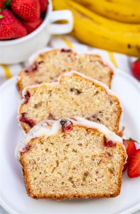 Strawberry Banana Bread Video Sweet And Savory Meals