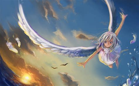 Anime Flying Wallpapers Top Free Anime Flying Backgrounds Wallpaperaccess