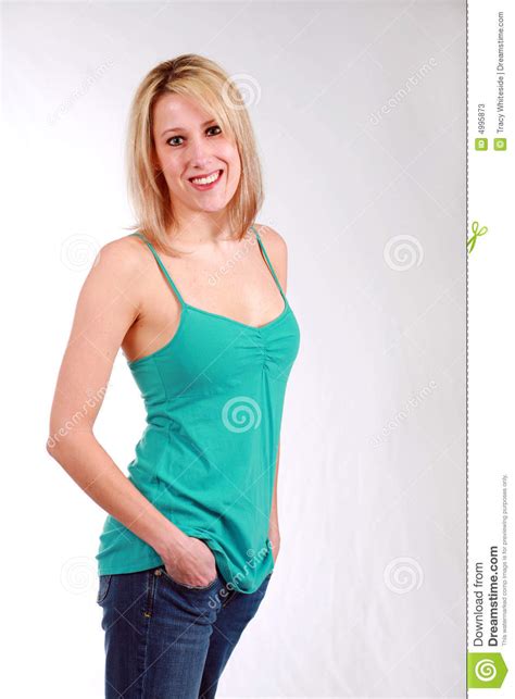 Thin Blonde Stock Image Image Of Skinny Care Lady Hair 4995873