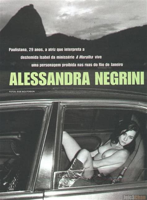 Alessandra Negrini Nua Em Playboy Magazine Brasil
