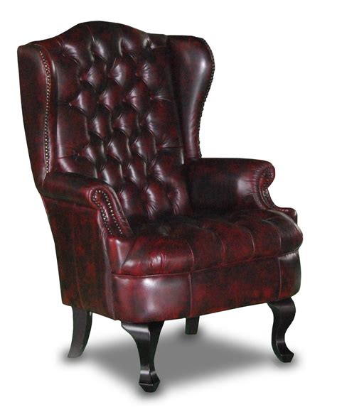 Miniature red leather wing chair by peter davies, vintage from 1982 for 1:16 dollhouse. chesterfield leather chair - Google Search | Leather ...