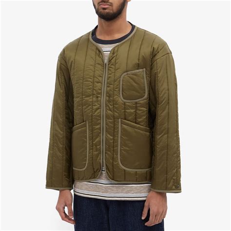 Uniform Bridge Quilted Liner Jacket Khaki End Kr