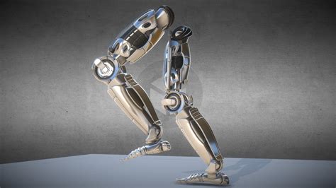 Robot Legs Version 2 Buy Royalty Free 3d Model By 3dhaupt