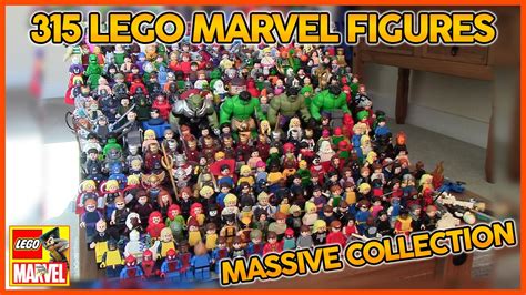 lego marvel minifigures massive collection youtube