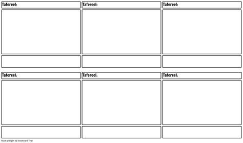 Blank Storyboard Template Film Storyboard By Nl Examples