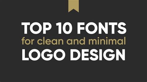 18 Best Best Font To Use For Logo Design With Creative Desiign In Design Pictures