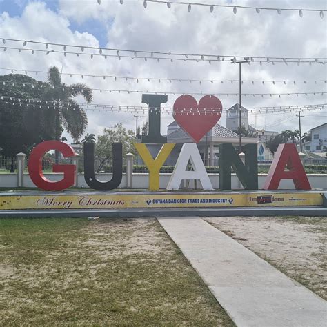“i love guyana” sign georgetown ce qu il faut savoir