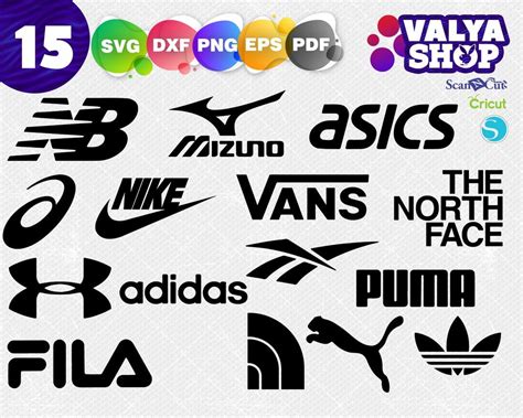 Sport Brands Logos Svg Vans Svg Fila Logo Svg Nike Vector Svg