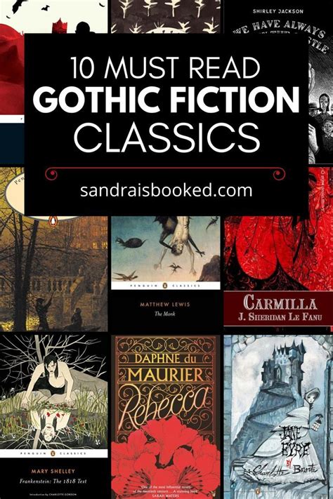 10 Must Read Gothic Fiction Classics Gothic Novel Gothic Books