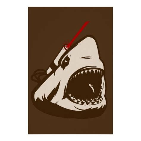 Miso soon left, dissatisfied with eve and what it had to offer. Shark with a Frickin' Laser Beam Poster | Zazzle.com | Funny posters, Custom posters, Artwork