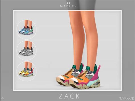 Скачать мод Кроссовки Zack Shoes для Симс 4 бесплатно