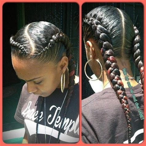 She recommends limiting the amount of heat and chemicals you expose your hair to, protecting strands from and since haircuts trim the ends, they can't target growth at the scalp—but they will make hair look healthier and thicker as you grow it out. 116 best images about Teens and Tweens: Braids and Natural Styles on Pinterest | Goddess braids ...