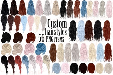 Check spelling or type a new query. Custom Hairstyles Clipart Hair Clipart (Graphic) by ...