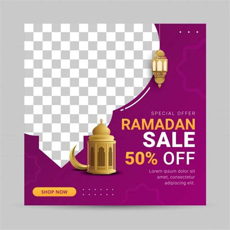 Ramadan Sale Discount Banner Template Promotion Discount Banner