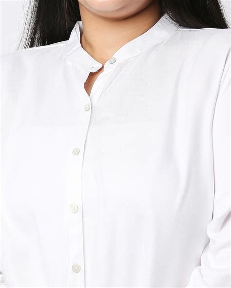 Buy Womens White Shirt For Women White Online At Bewakoof