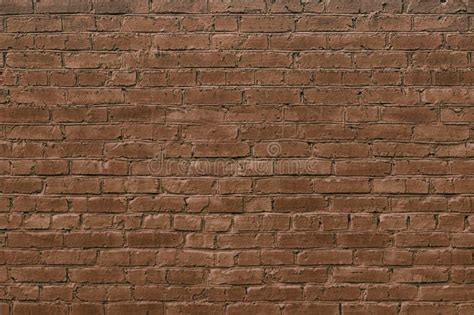 Background Of Old Brown Brick Wall Stock Photo Image Of Cement
