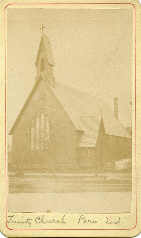 Trinity Episcopal Church Peru Exterior 1870s