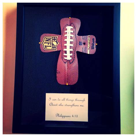 Maybe you would like to learn more about one of these? Football cross shadow box!! Perfect gift for athletes! www ...