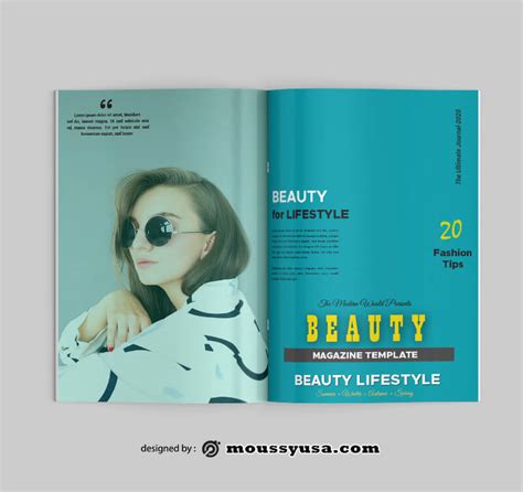 3 Beauty Magazine Psd Template Free Mous Syusa