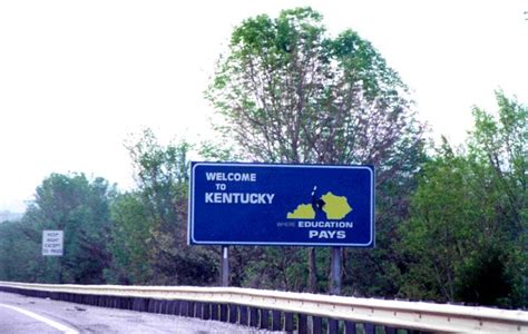 Kentucky State Sign Us States United States Route 66 South Dakota