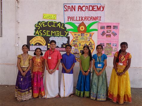 Tamil New Year Celebration San Academy Group Of Schools Pallikaranai