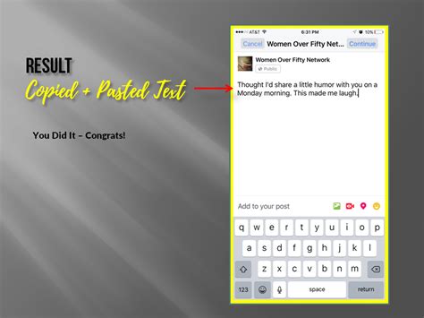 How To Copy And Paste On Facebook From Your Iphone Or Ipad Women Over