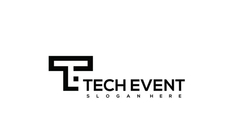 Tech Event Logo Letter Te Logo 246916 Templatemonster
