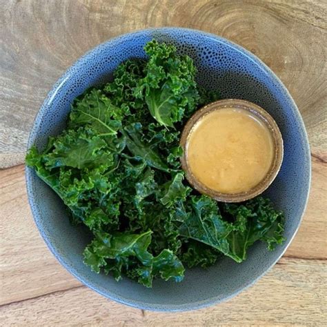 Easy Steamed Kale Recipe with a Sesame Tahini Sauce