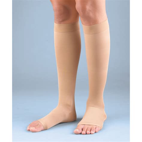 Activa Soft Fit Knee High Open Toe Socks 20 30 Mmhg Ebay