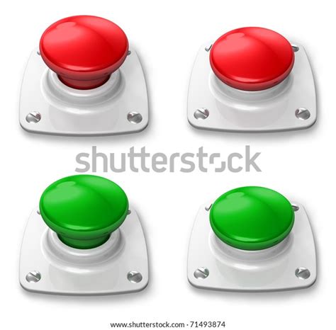 Set Pressed Unpressed Buttons Stock Illustration 71493874 Shutterstock